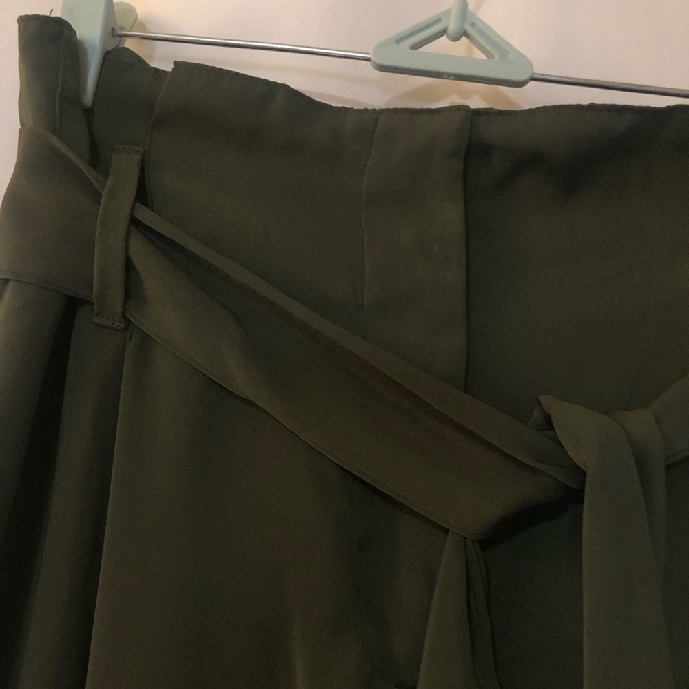 NWT MICHAEL MICHAEL KORS Paper Bag Wide Leg Pants Size M - Picture 8 of 8